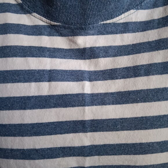 Vintage Men's T-shirt Large Single Stitch 90's Grunge Striped Ringer USA Cobain - Picture 2 of 8